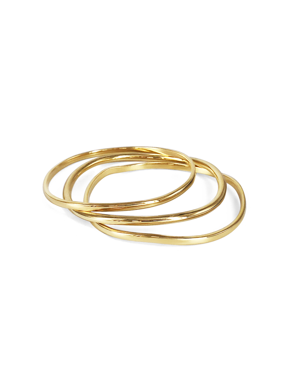 Simple daily wear gold bangles online