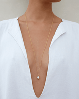 Ora Gift Cozy Single Pearl Necklace
